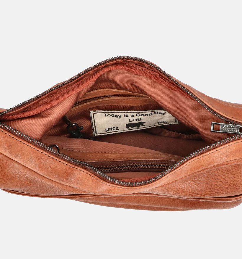Bear Design Cognac Schoudertas voor dames (365901)