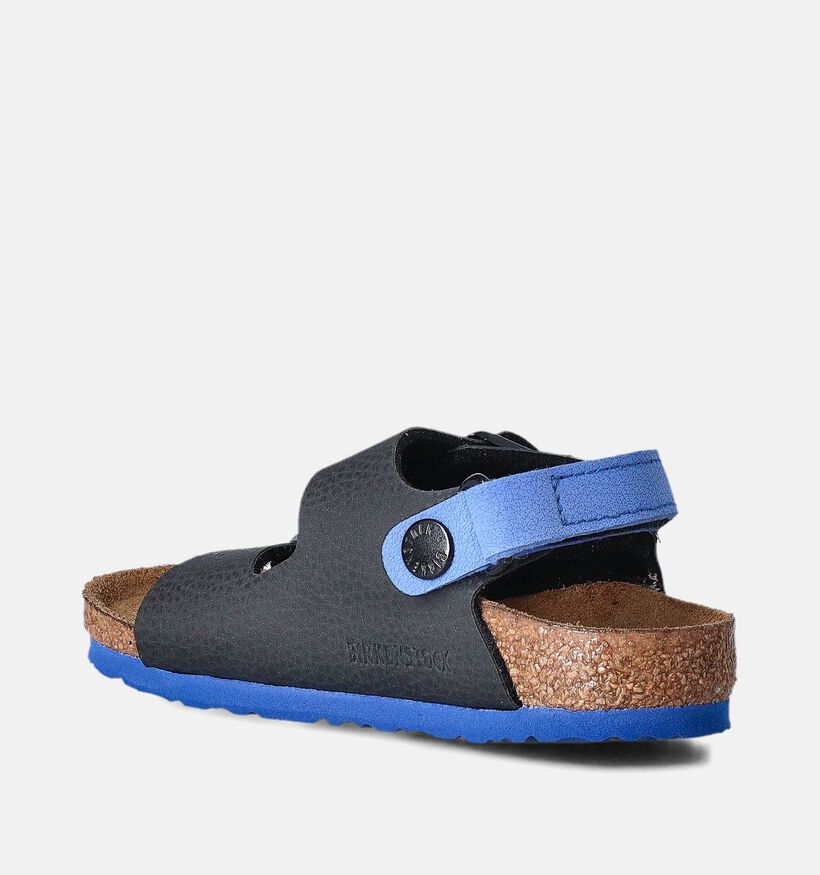 Birkenstock Milano Sandales en Noir pour filles, garçons (352404)
