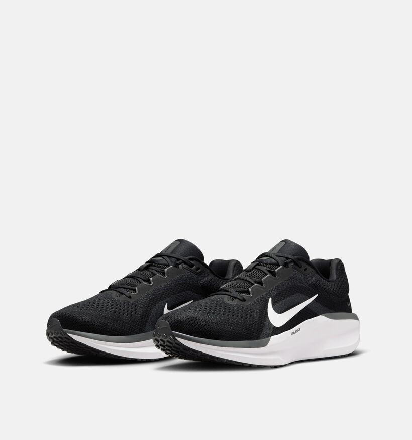 Nike Winflo 11 Road Run Zwarte Sportschoenen voor heren (359806) - geschikt voor steunzolen