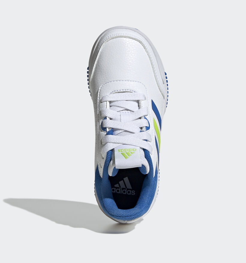 adidas Tensaur Sport Baskets basses en Blanc pour filles, garçons (357089) - pour semelles orthopédiques