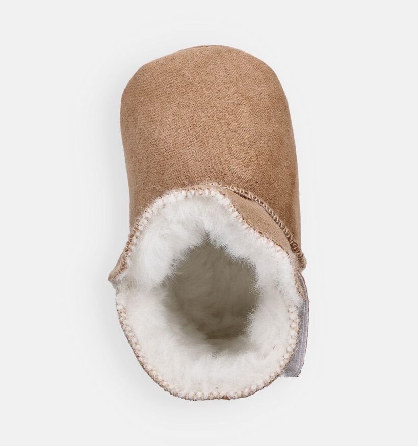 Little David Chaussons pour b&eacute;b&eacute; en Beige pour filles, gar&ccedil;ons (374188)