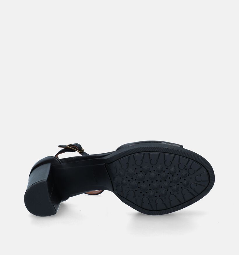 Geox Walk Pleasure Zwarte Sandalen Met Gesloten Hiel voor dames (336021)