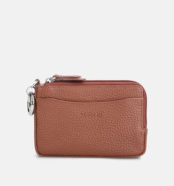 Euro-Leather Portemonnees Zwart/Cognac