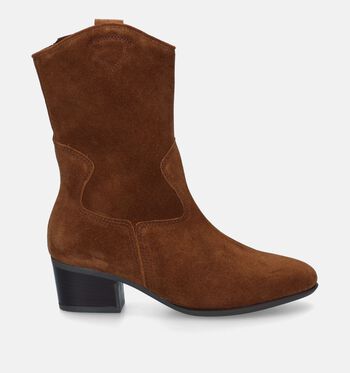 Cowboy boots cognac