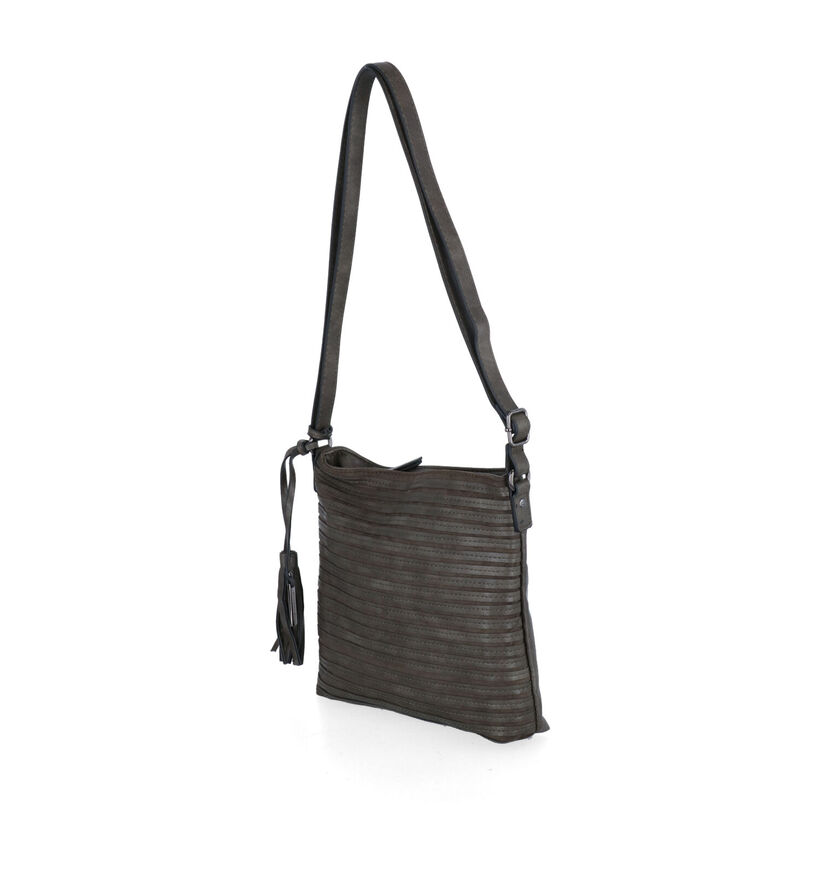 Tamaris Dalia Zwarte Crossbody Tas in leer (312987)