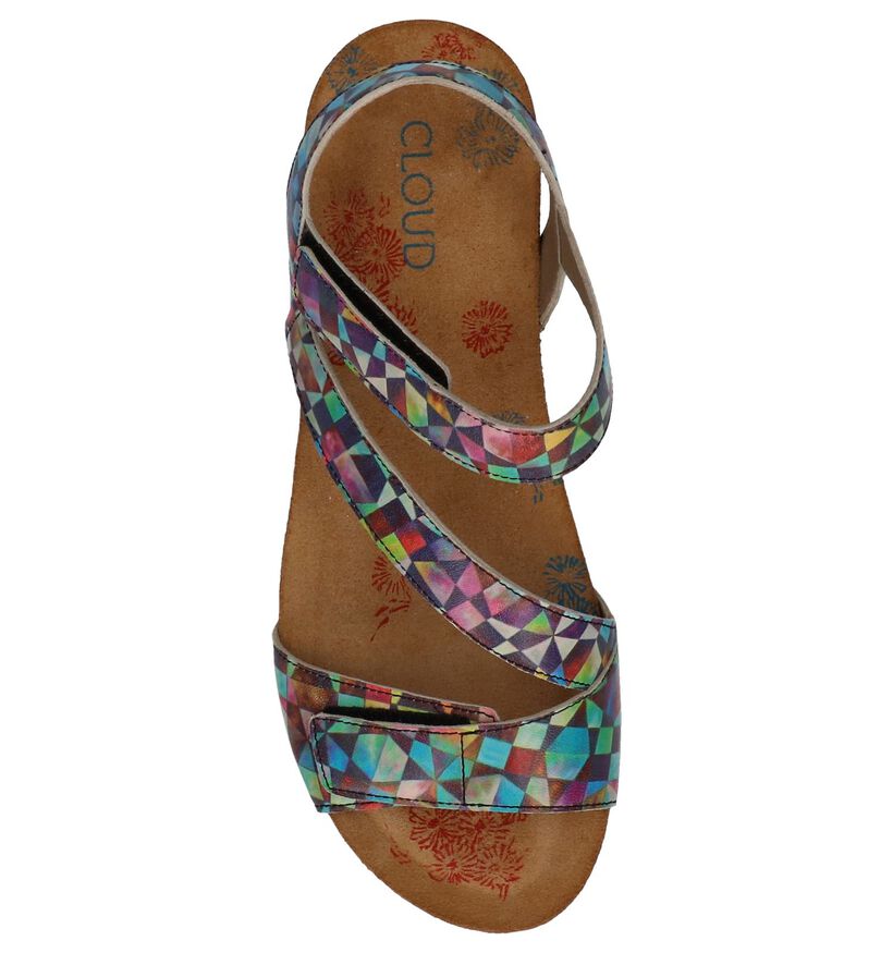 Multicolor Sandalen Cloud in leer (214153)