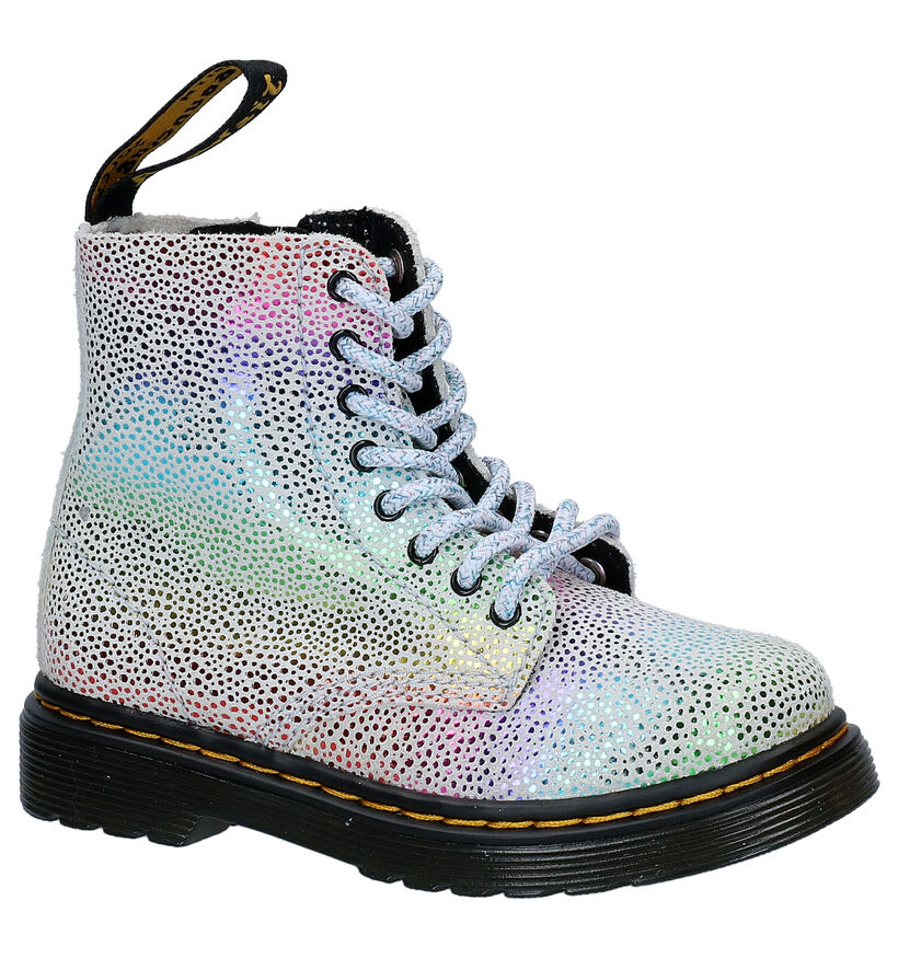 Dr Martens 1460 Pascal T Bottines en Argent pour filles (294433)
