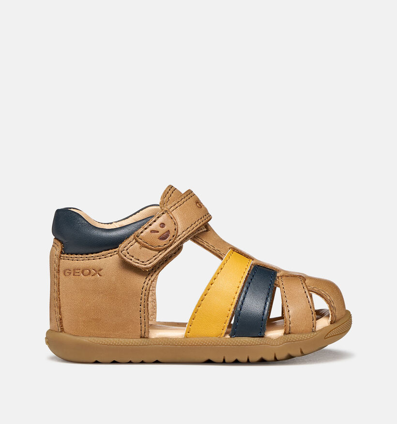 Geox Macchia Sandales pour b&eacute;b&eacute; en Camel pour gar&ccedil;ons (370157)