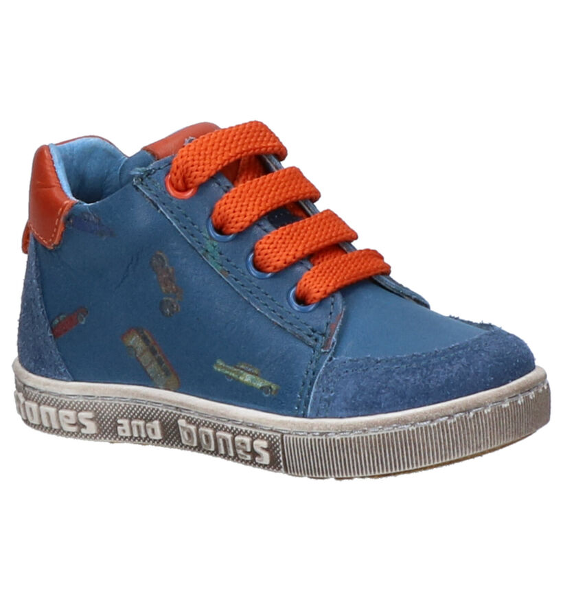 STONES and BONES COOP Chaussures à lacets en Vert en cuir (255455)