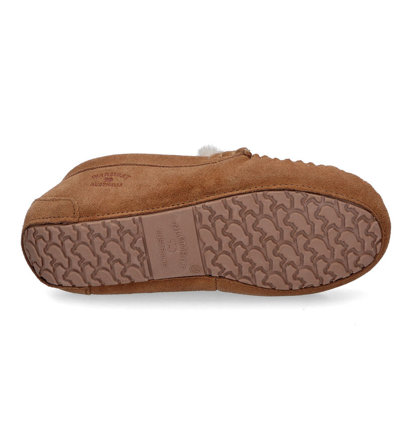 Warmbat Nowra Pantoufles en Cognac pour femmes (315167)
