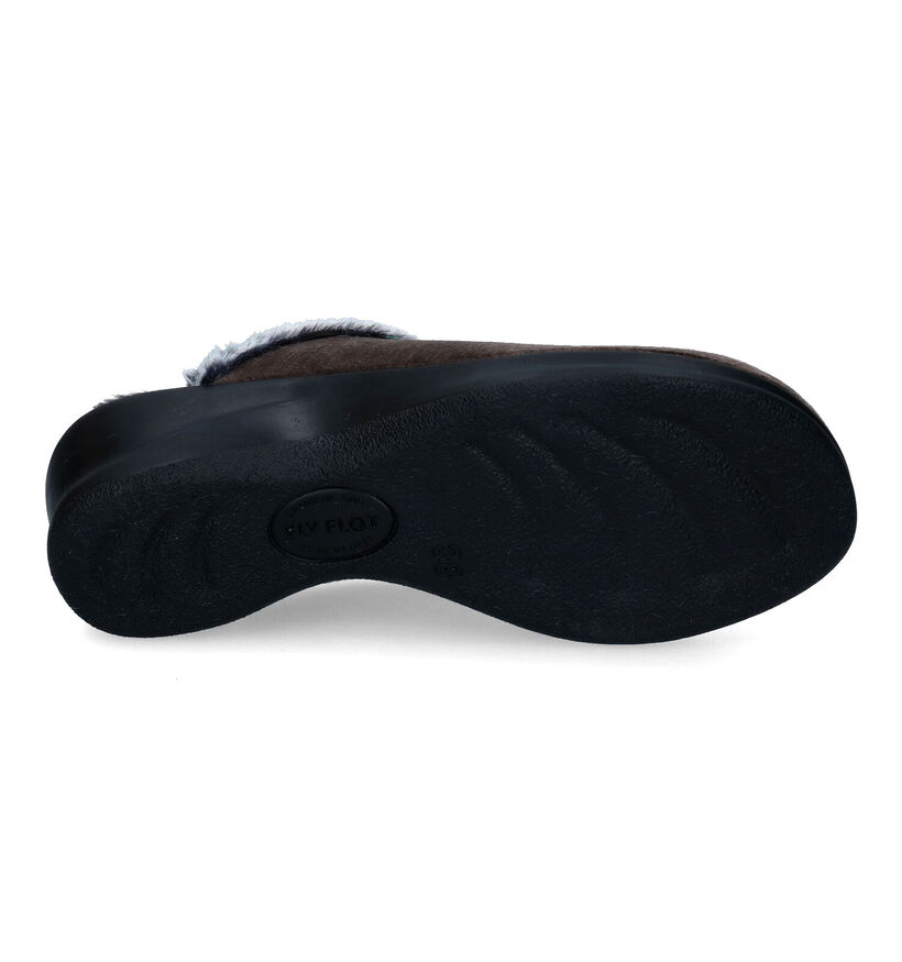 Fly Flot Taupe Pantoffels voor dames (315911)