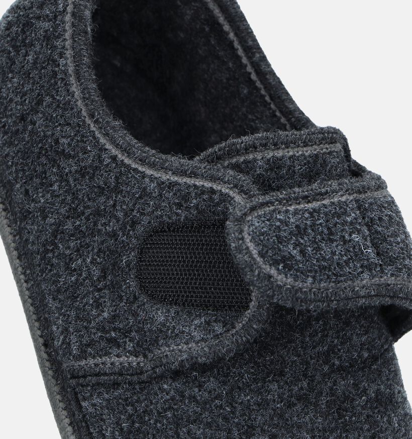 Torfs Home Pantoufles fermées en Noir pour hommes (349143)