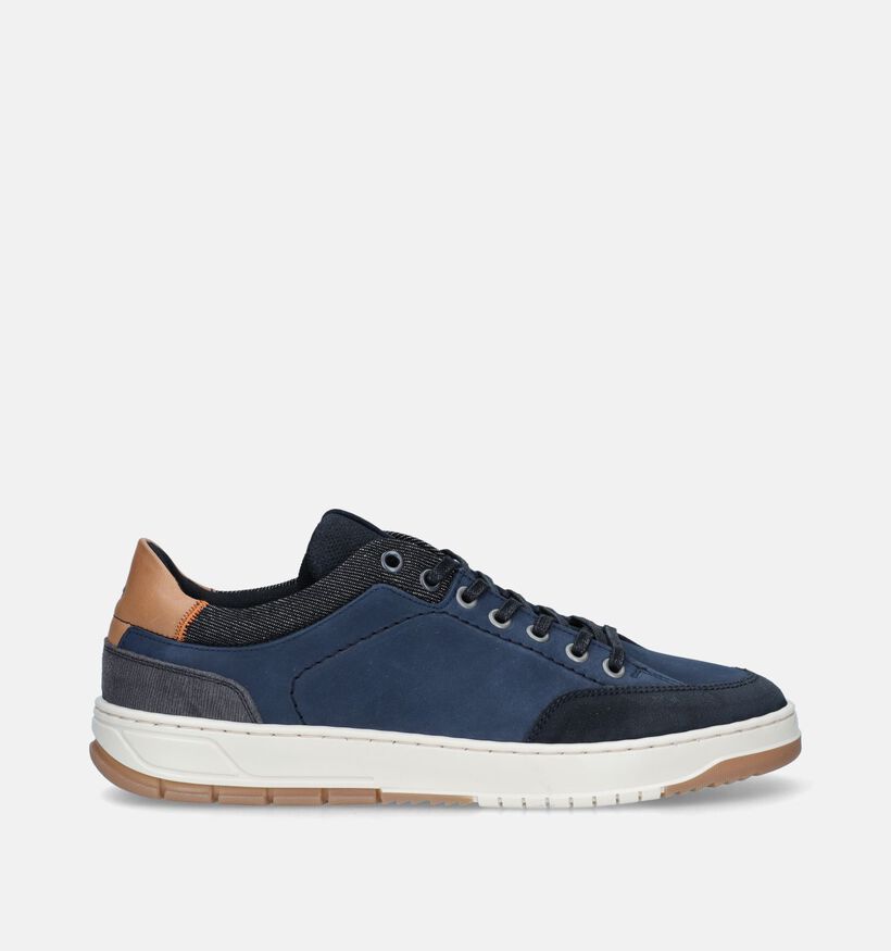 Bullboxer Chaussures à lacets en Bleu foncé pour hommes (344480) - pour semelles orthopédiques