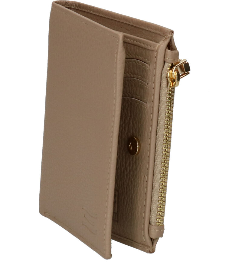 Crinkles Porte-monnaie zippé en Brun pour femmes (340524)