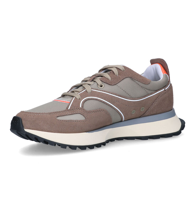Boss Jonah Runn Beige Sneakers voor heren (320711) - geschikt voor steunzolen