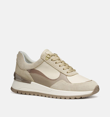 Geox Respira Baskets Beige