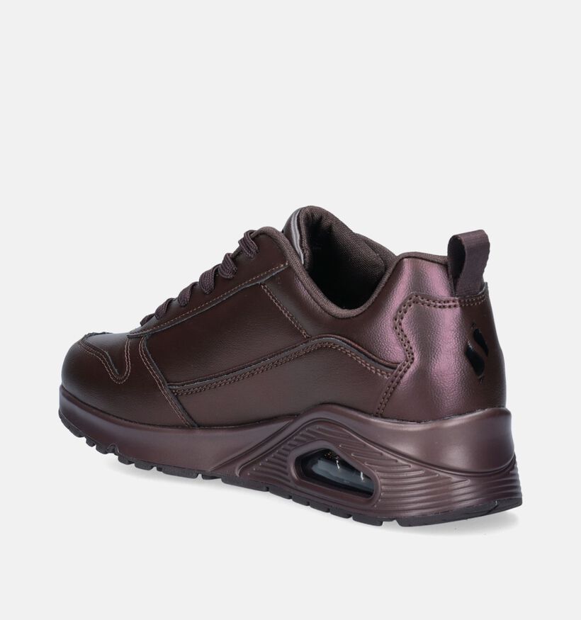 Skechers Uno Galactic Gal Bruine Sneakers voor dames (346098)