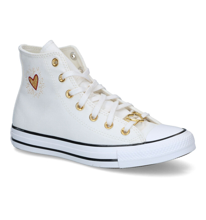 Converse CT All Star Hi Zwarte Sneakers in stof (317440)