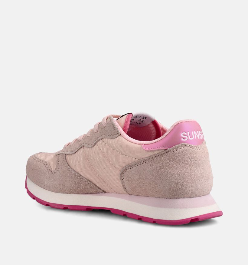 Sun68 Ally Roze Lage Sneakers voor meisjes (369058) - geschikt voor steunzolen
