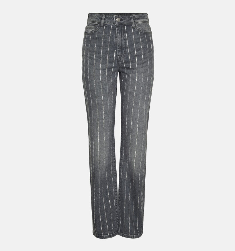 Pieces Siffi Highwaist jeans en Gris pour femmes (348368)