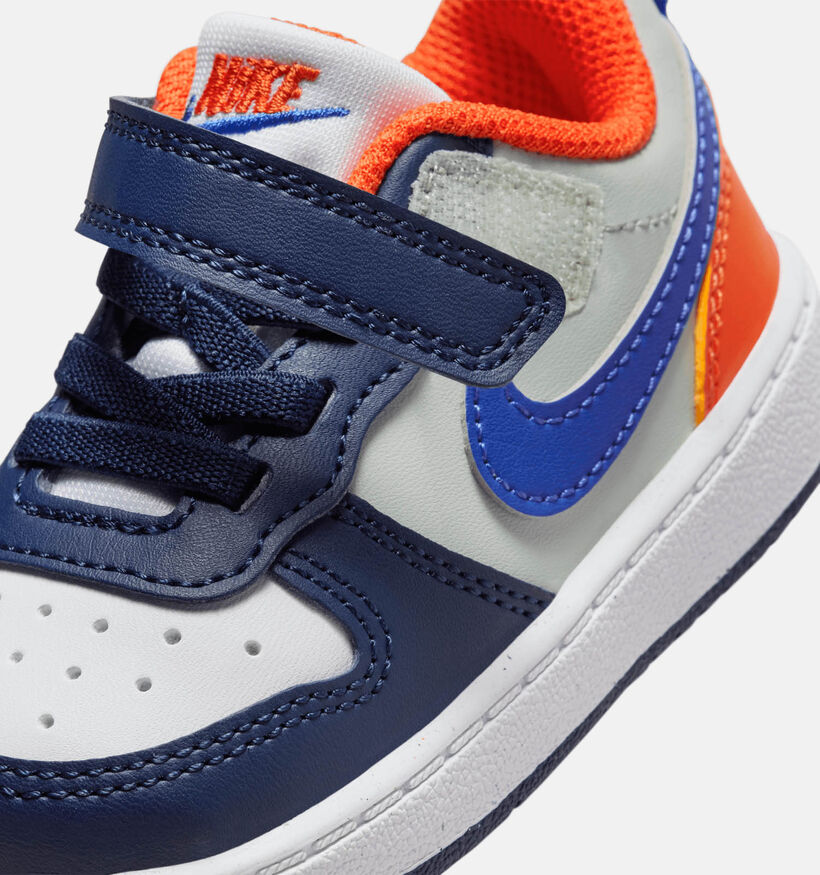 Nike Court Borough Blauwe Sneakers voor meisjes, jongens (344715)