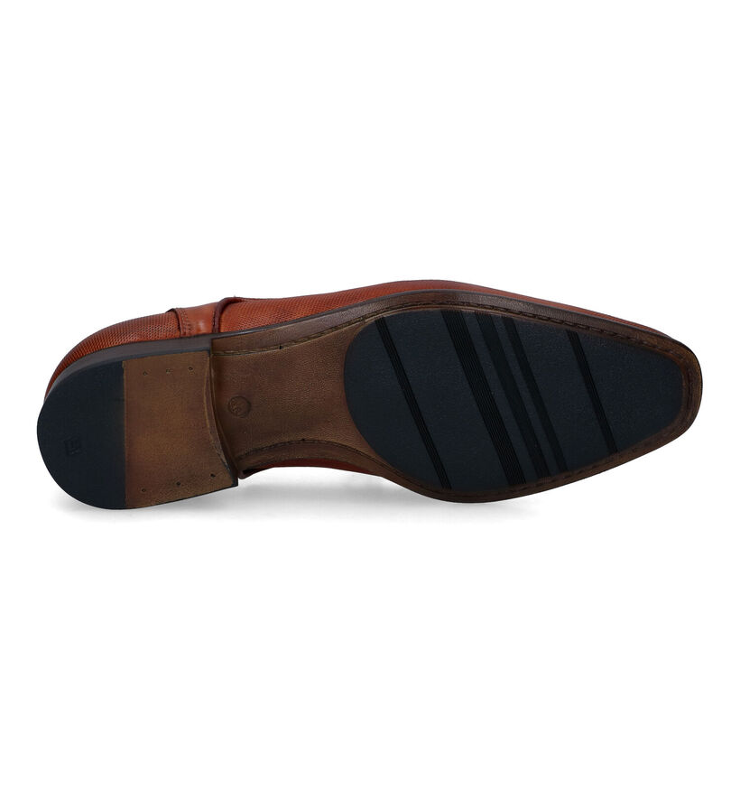 Via Borgo Cognac Geklede Veterschoenen voor heren (325436)