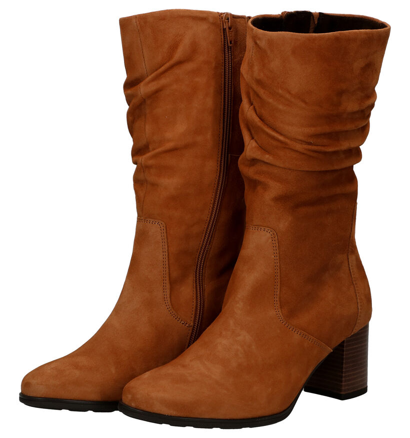 Comfort Bottes courtes en Cognac en nubuck (282344)