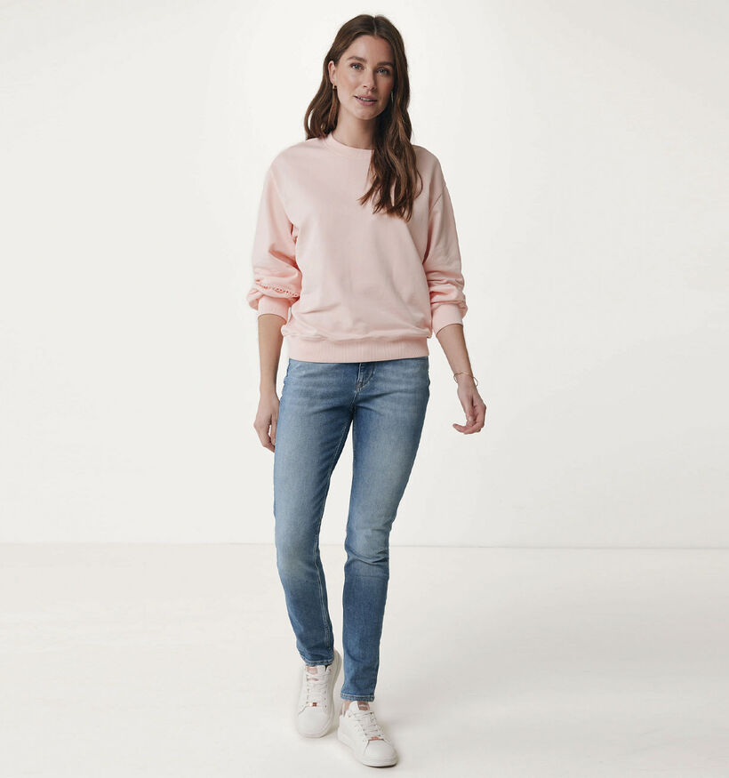 Mexx Crew Neck Roze Sweater voor dames (337039)