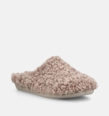 Milo & Mila Pantoffels Taupe