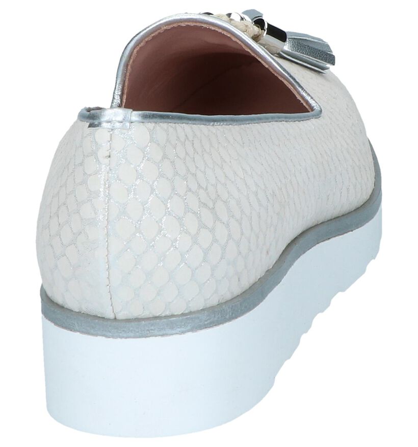 Via Limone Loafers en Blanc en cuir (250812)