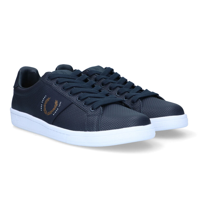 Fred Perry Blauwe Veterschoenen voor heren (317781)