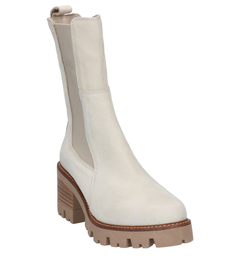 Akula Bottes courtes en Brun clair en nubuck (298734)