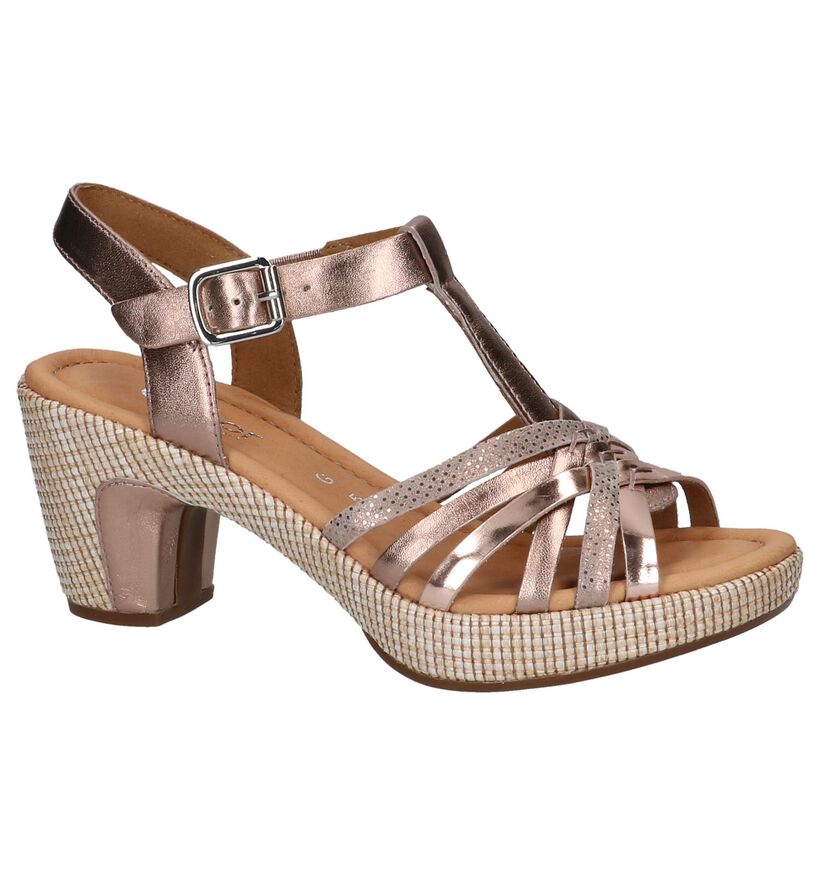 Gabor Comfort Rose Gold Sandalen, , pdp
