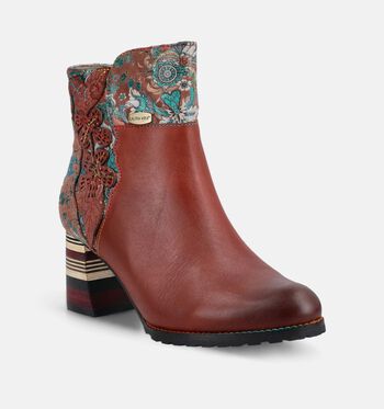 Laura Vita Bottines Cognac