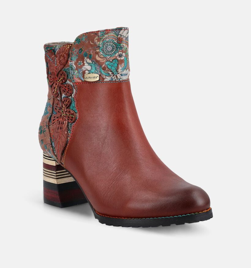 Laura Vita Idcorao 03 Bottines en Cognac pour femmes (381108)