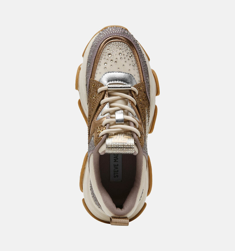 Steve Madden Privy Taupe Sneakers voor dames (347693) - geschikt voor steunzolen