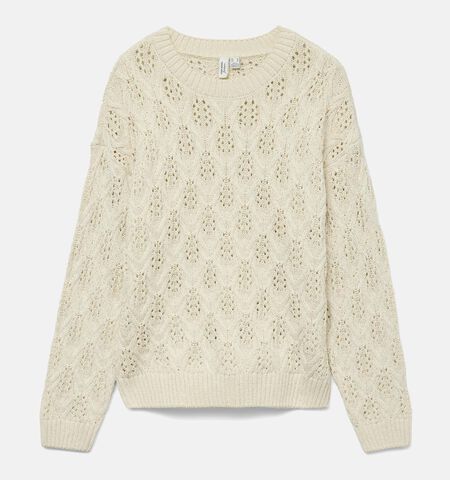 Vero Moda Truien Beige/Bordeaux