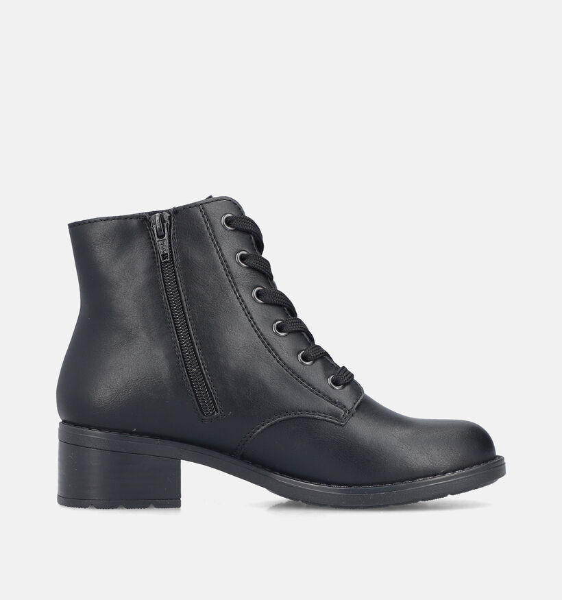 Rieker Antistress Boots &agrave; lacets en Noir pour femmes (379877) - pour semelles orthop&eacute;diques