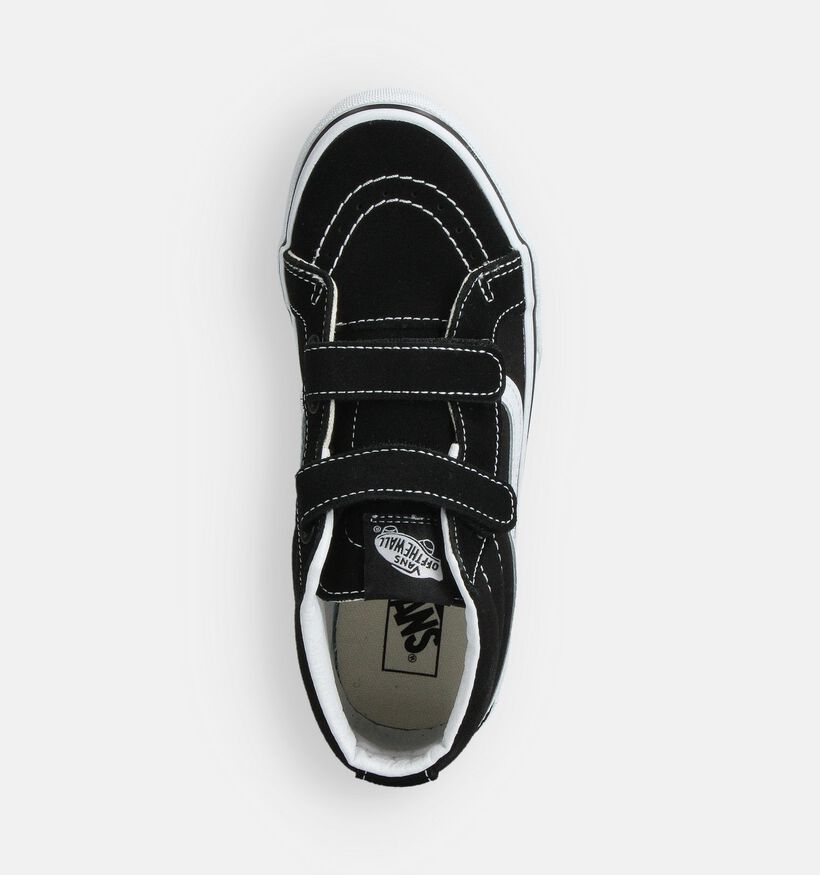 Vans SK8 Mid Reissue Baskets montantes en Noir pour filles, garçons (361167)