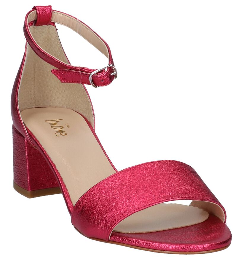 Via Limone Sandales en Rose fuchsia en cuir (218748)