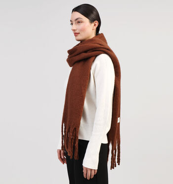 Dolce C. Sjaals Zwart/Geel/Bruin/Groen/Grijs