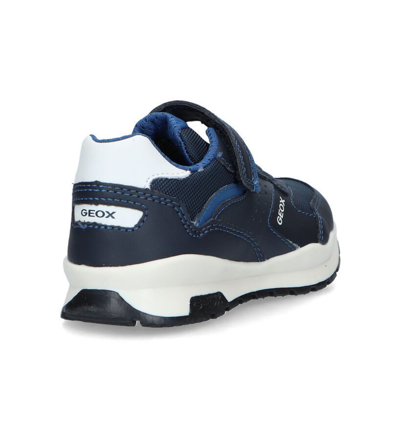 Geox Pavel Chaussures à velcro en Bleu pour garçons (326912) - pour semelles orthopédiques