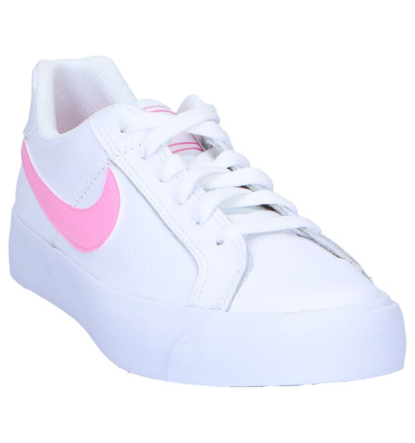 Witte Sneakers Nike Court Royale in kunstleer (250262)