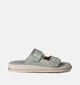 Tamaris Nu-pieds plates en Vert pour femmes (354344)