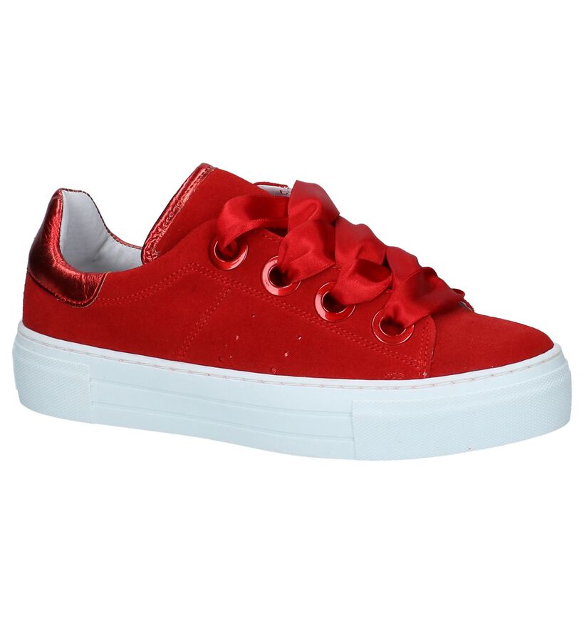 Tango Baskets basses en Rouge en daim (235721)
