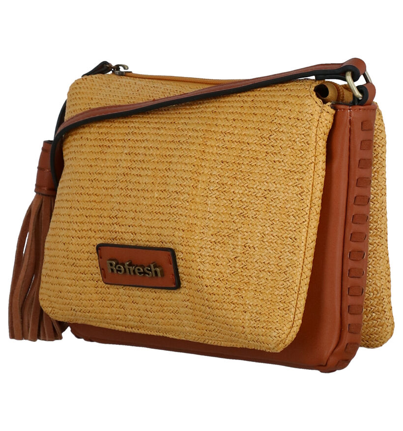 Xti Gele Crossbody Tas in kunstleer (275623)