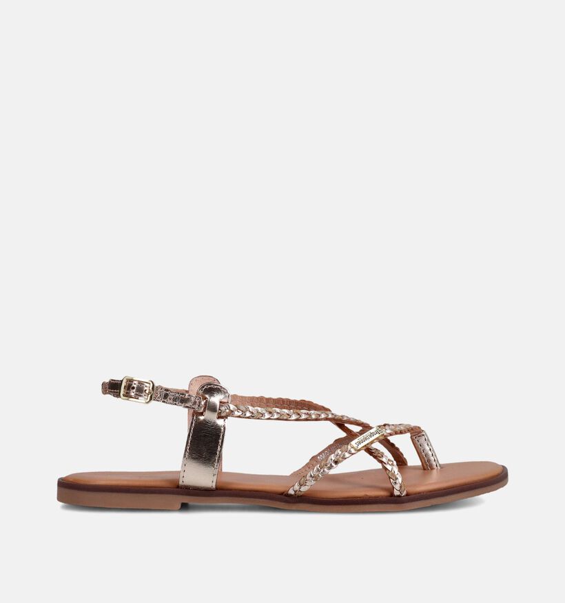 Les Tropeziennes Halfonzo Sandales en Or pour femmes (373215)