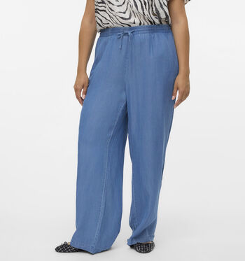 Vero Moda Curve Broeken Blauw