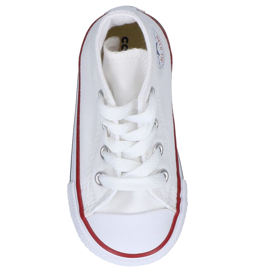 Converse Chuck Taylor AS Witte Hoge Sneakers in stof (286162)