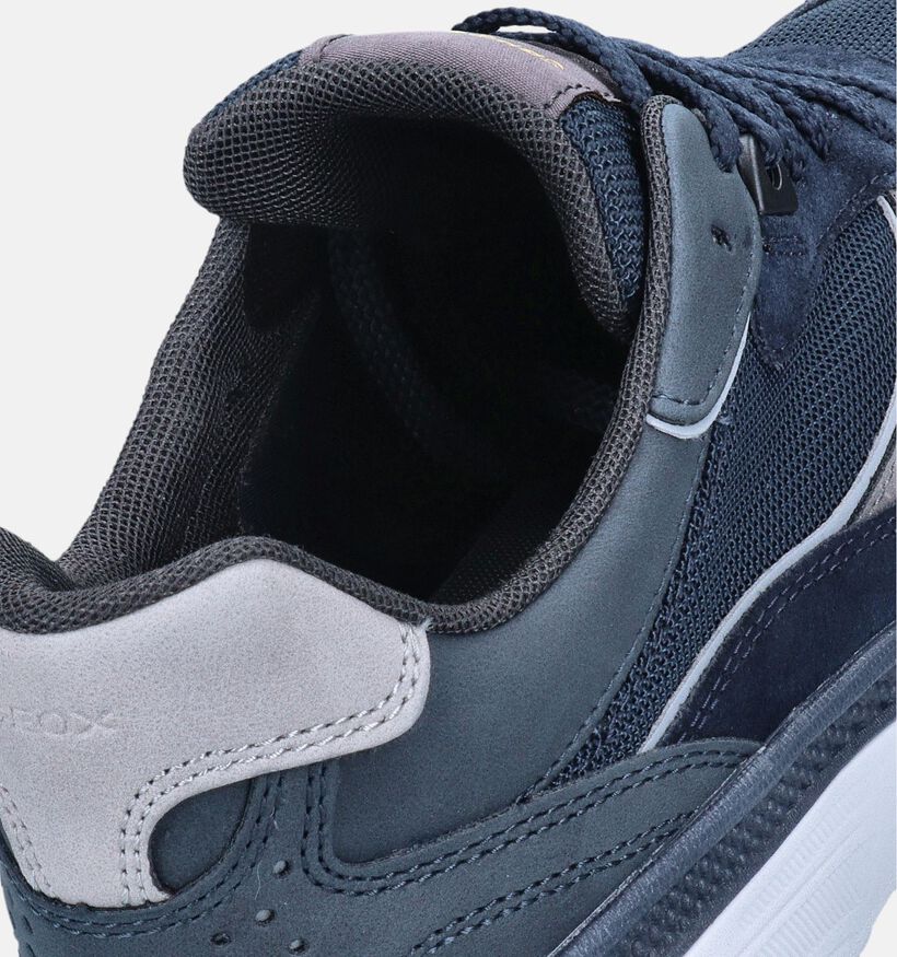 Geox Spherica Actif X1 Blauwe Veterschoenen voor heren (351627) - geschikt voor steunzolen